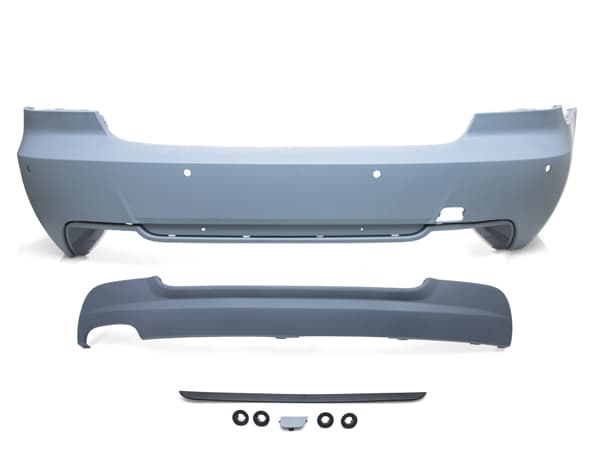 BMW E92 E93 M-Tech Achterbumper Compleet PDC Dubbele Uitlaat Links 2006-2013