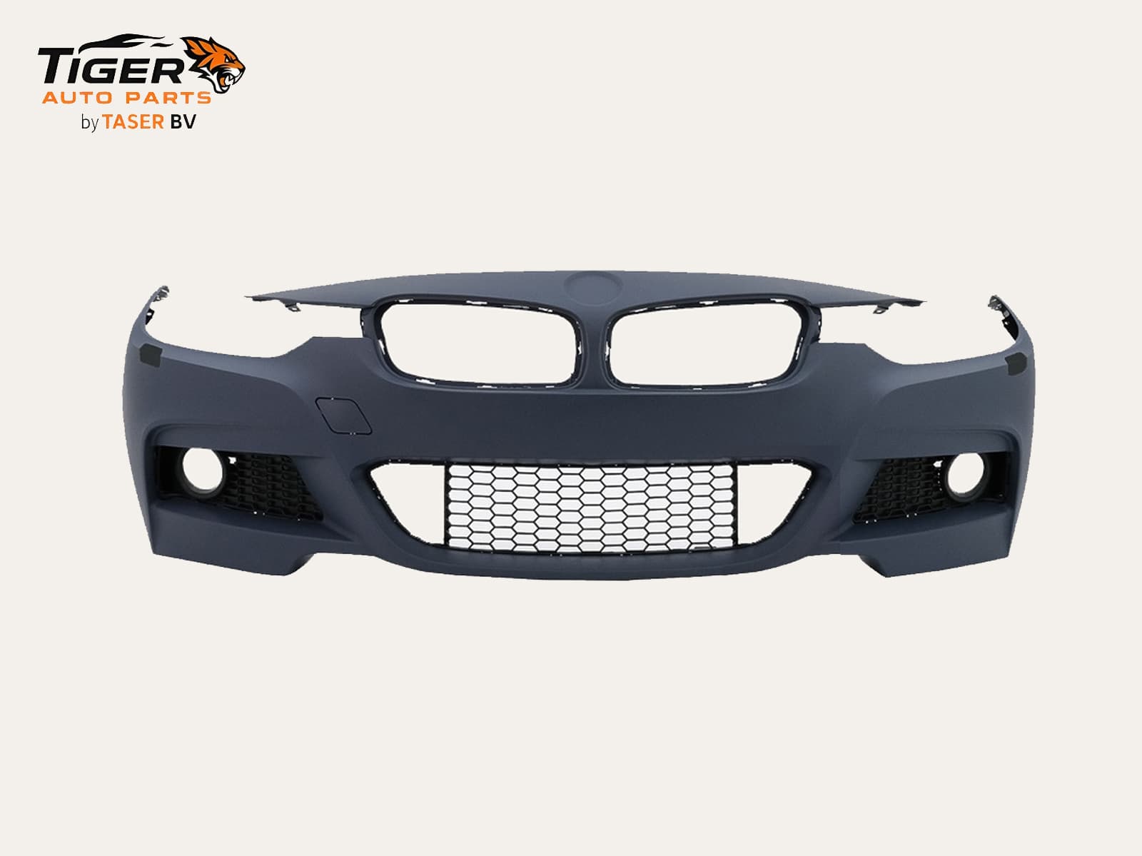 BMW 3-SERIE F30 12-18 VOORBUMPER COMPLETE M-TECH MET KOPLAMPSPROEIERS