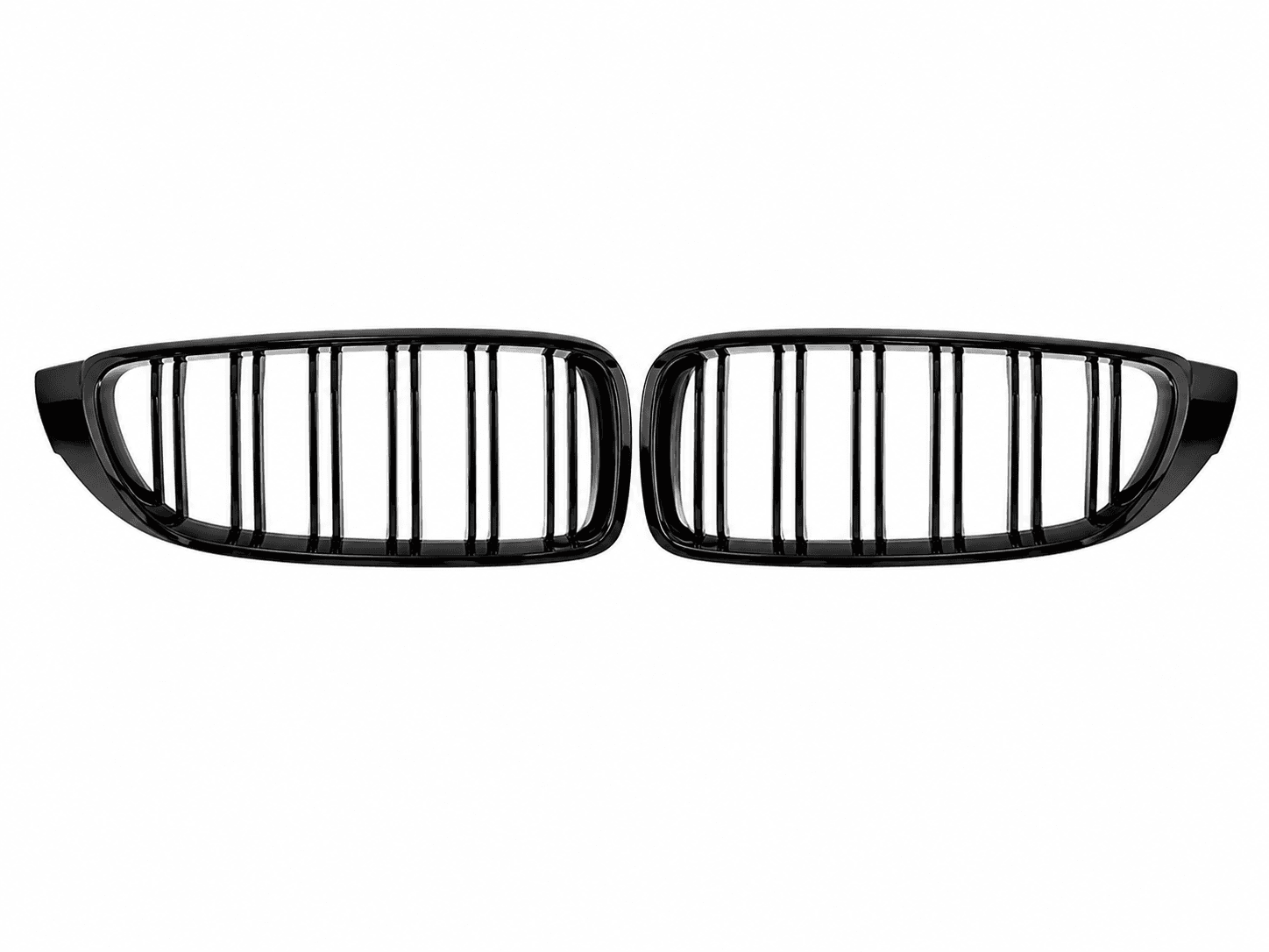 BMW F32 F33 F36 Grillen Set Dubbelspijls Glans Zwart 2013-2021