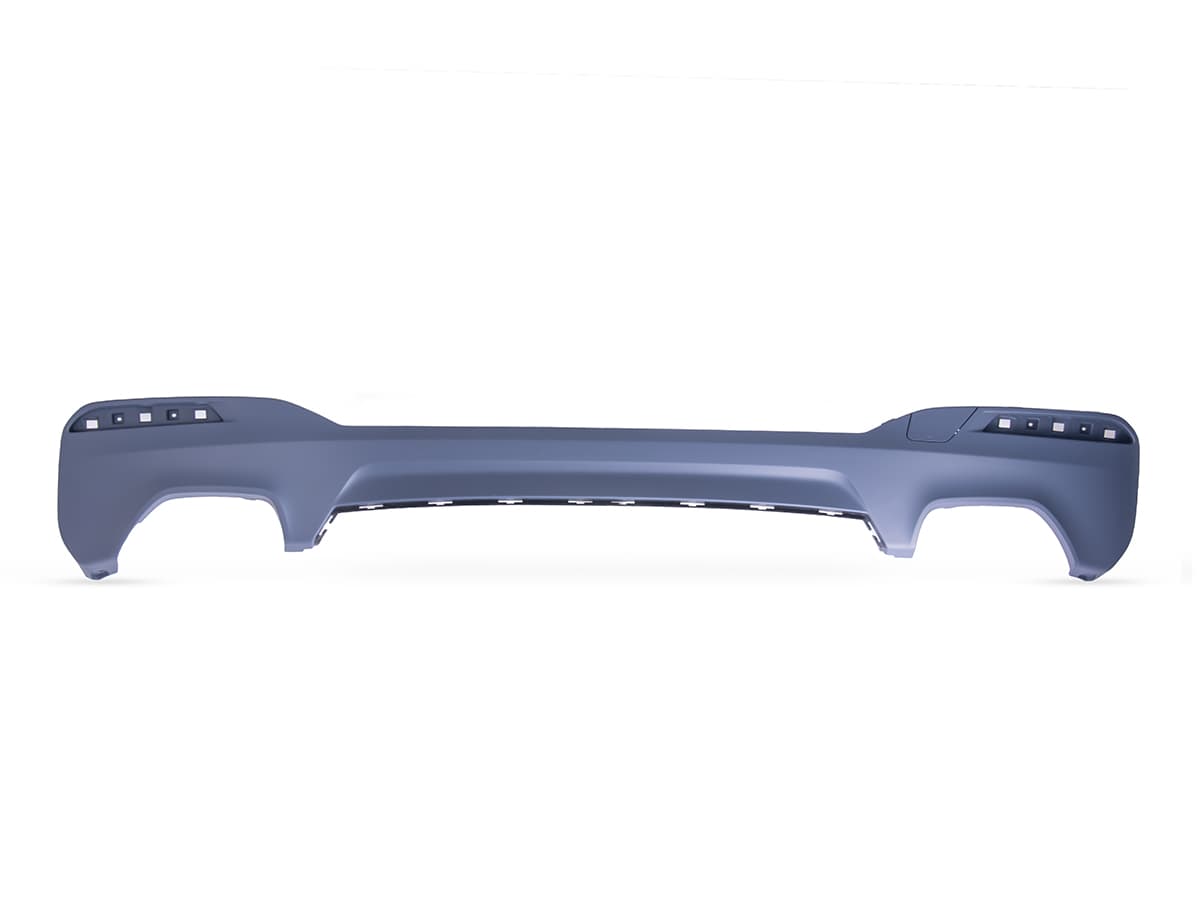 BMW G30 G31 LCI M-Tech Achterbumper Diffuser Dubbele Uitlaat 2020-