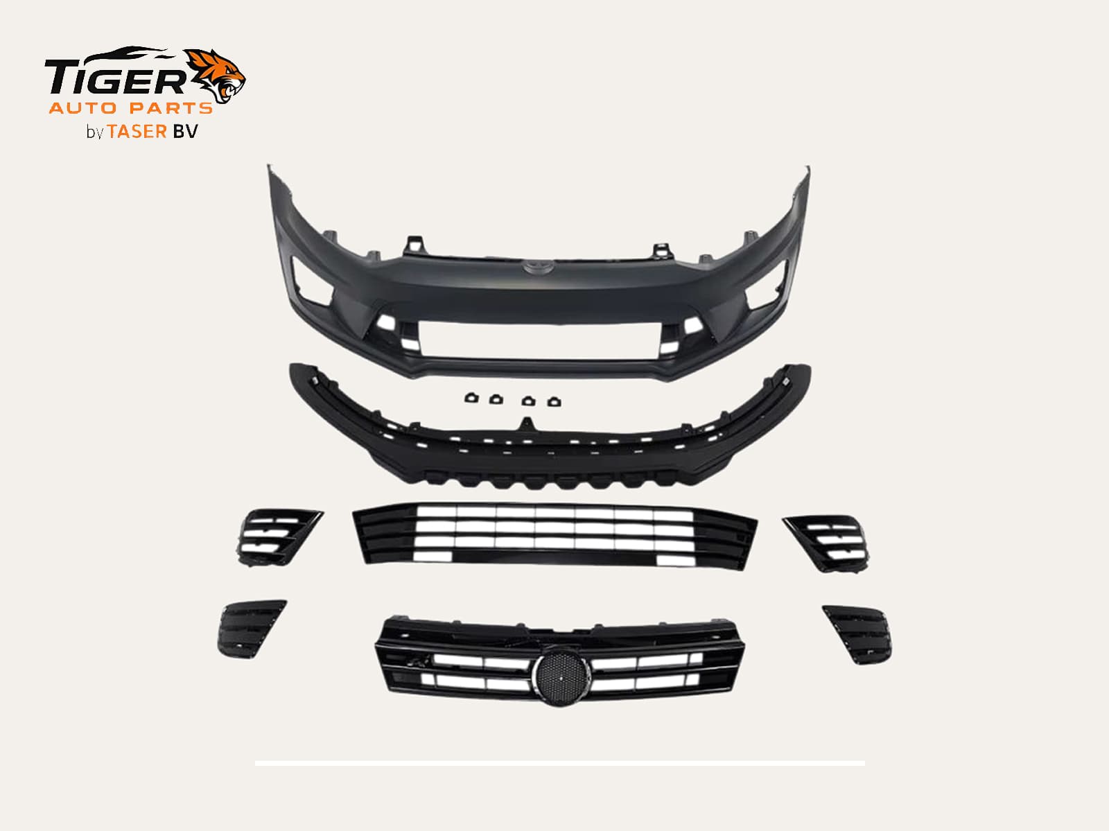 Volkswagen Polo 6 WRC-look voorbumper set 2010-2017