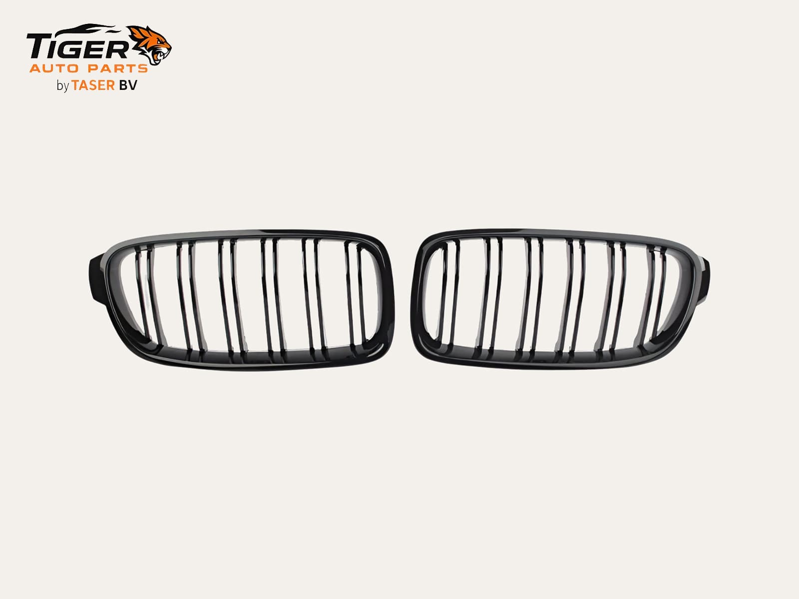 BMW F30 / F31 GRILLEN DUBBELSPIJLS HOOGGLANS ZWART