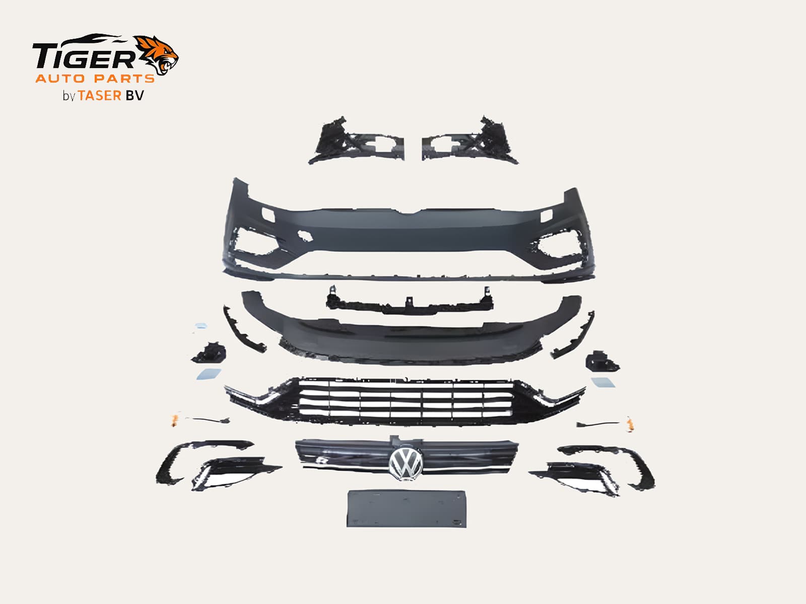 Volkswagen Golf 7.5 R-look voorbumper set 2017-2020