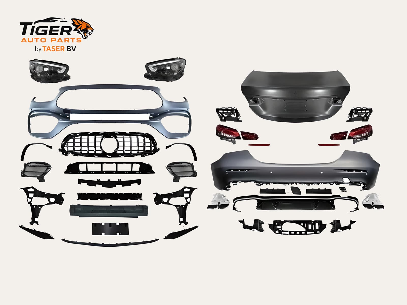 Mercedes W213 Facelift Conversie Bodykit E63 AMG Look 2016-2019 → 2020+