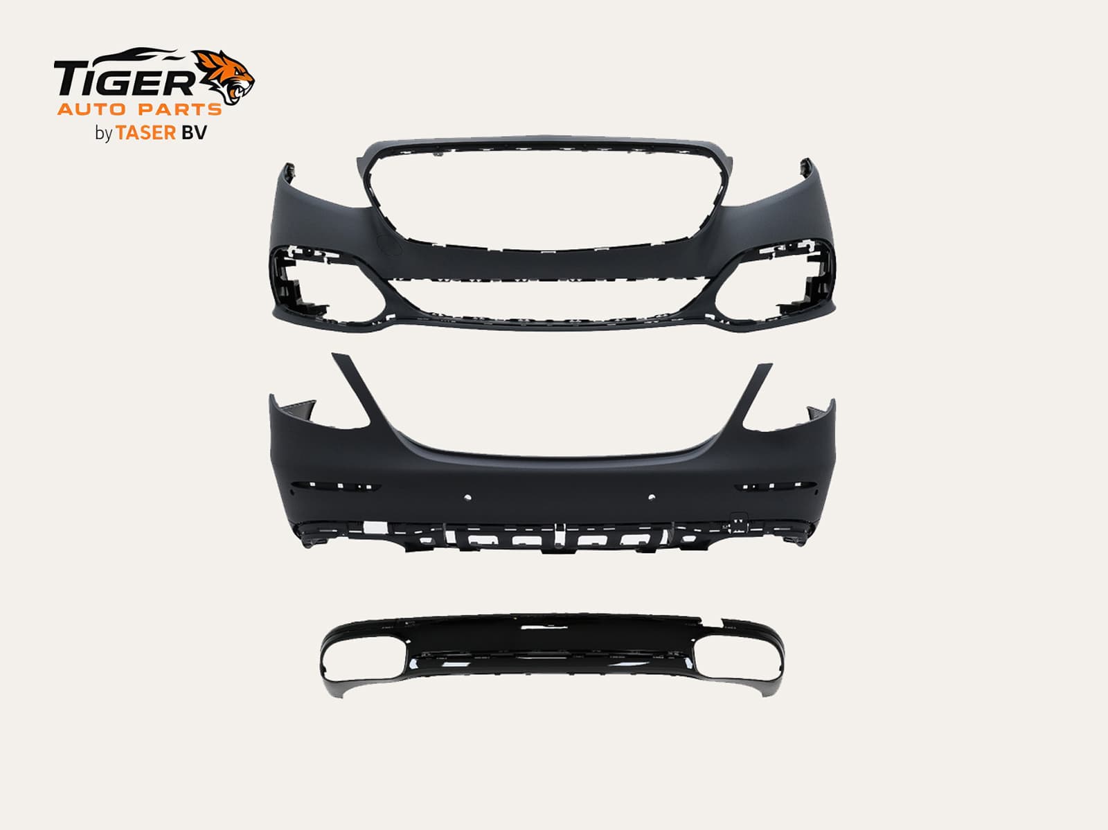 Mercedes W213 AMG Look Bodykit Voor- en Achterbumper 2016-2019