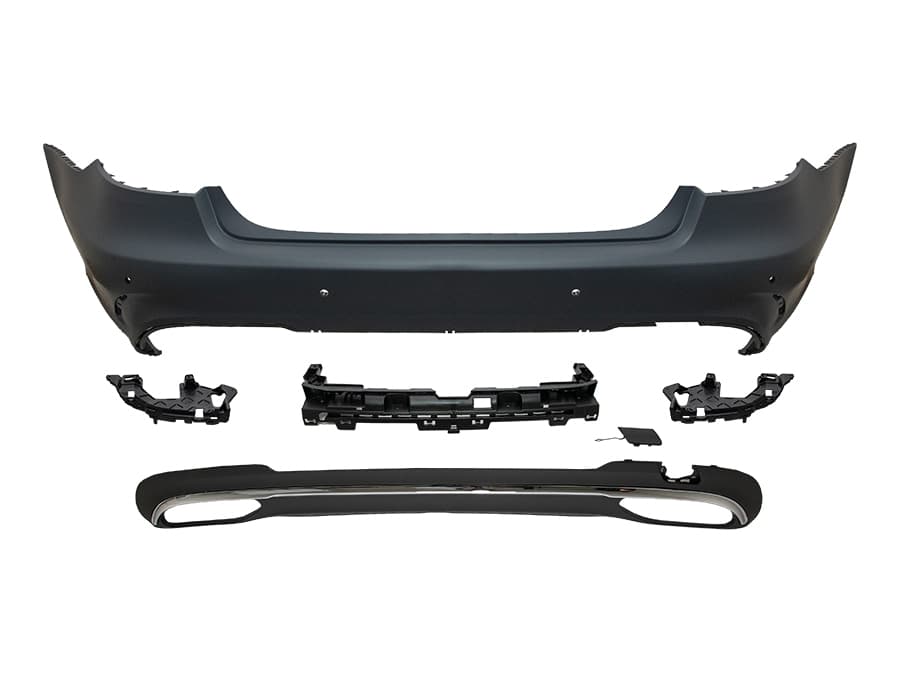 Mercedes W212 Facelift AMG E63 Achterbumper Compleet PDC 2013-2016