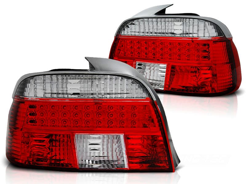 BMW 5 Serie E39 Sedan achterlichten set LED-look rood/wit 1996-2003